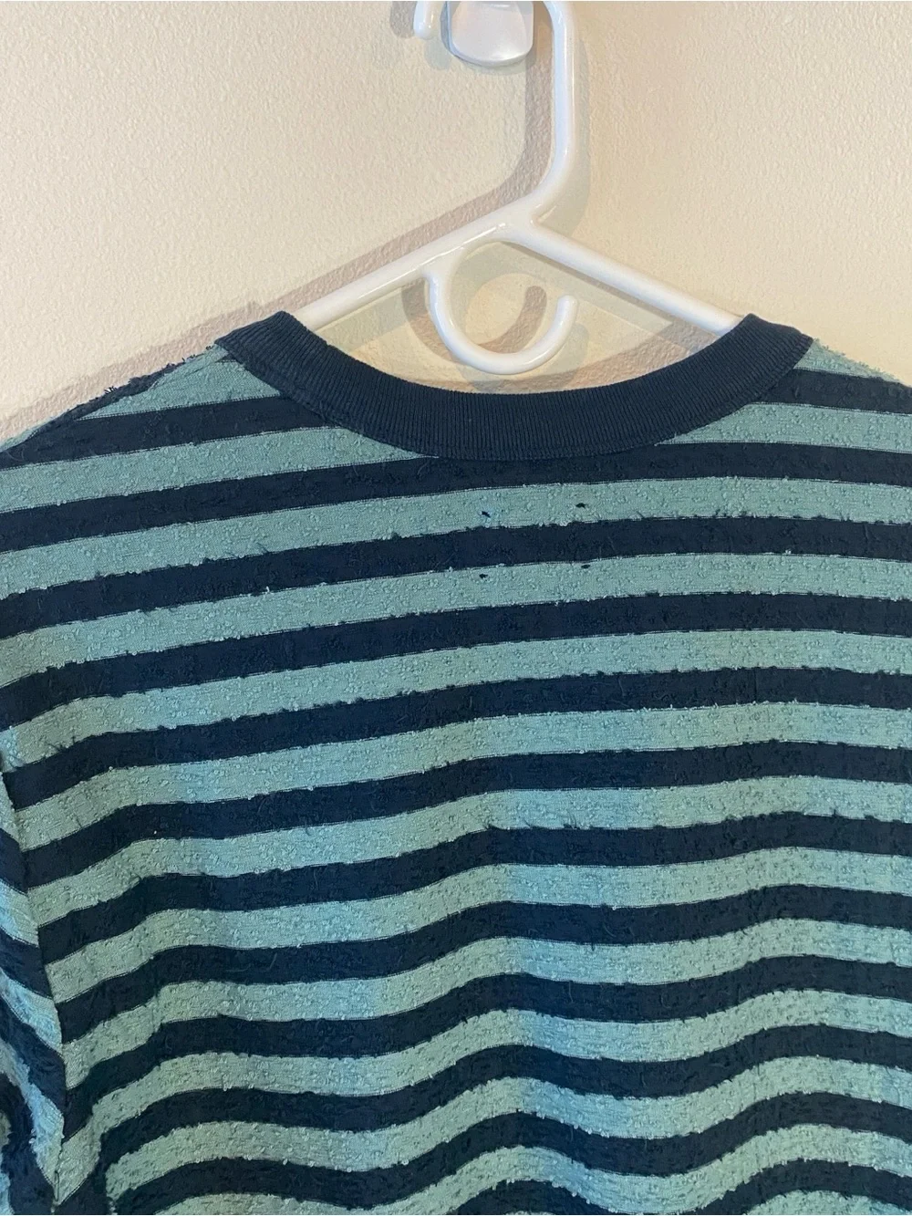 Levi’s Made And Crafted Blue Stripe Sweater Made In Portugal $118 - Men’s Small